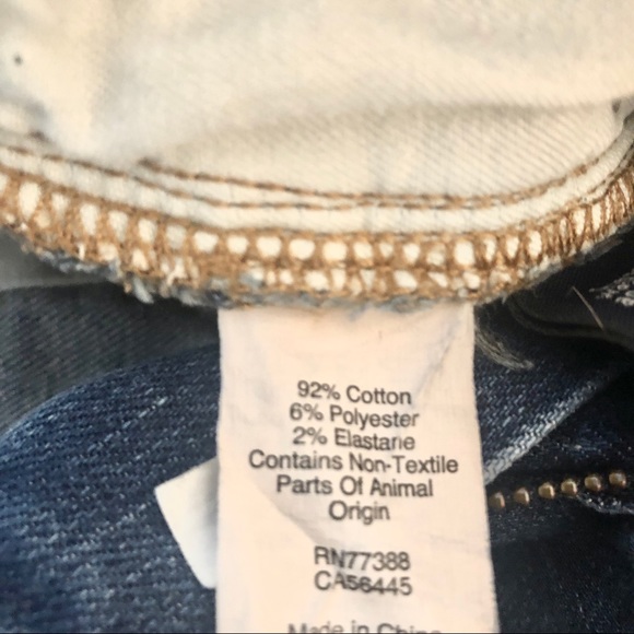 Madewell High Riser Skinny Jean Stretch Medium Wash Raw Hem - Picture 7 of 8